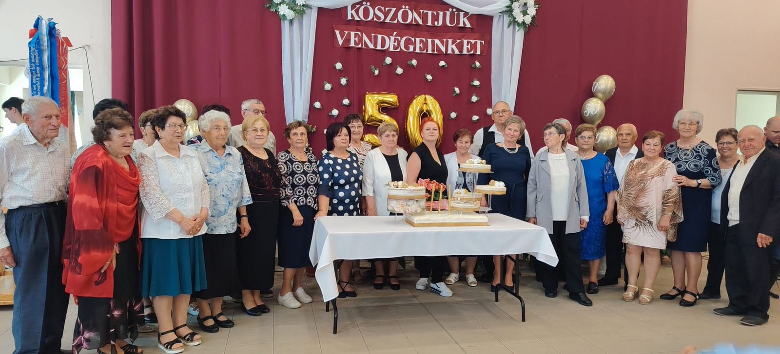 Az Arany Alkony Nyugdíjas Egyesületünk fennállásának 50. évfordulója · Kunszállás