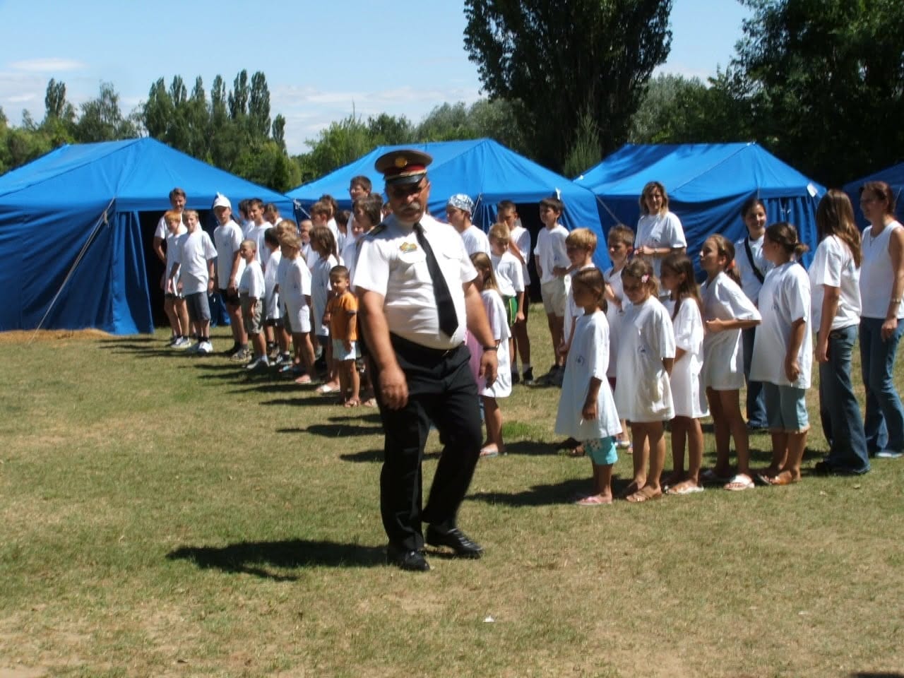 Nyári közösségépítő gyerektábor 2006-ban · Nyírvasvári