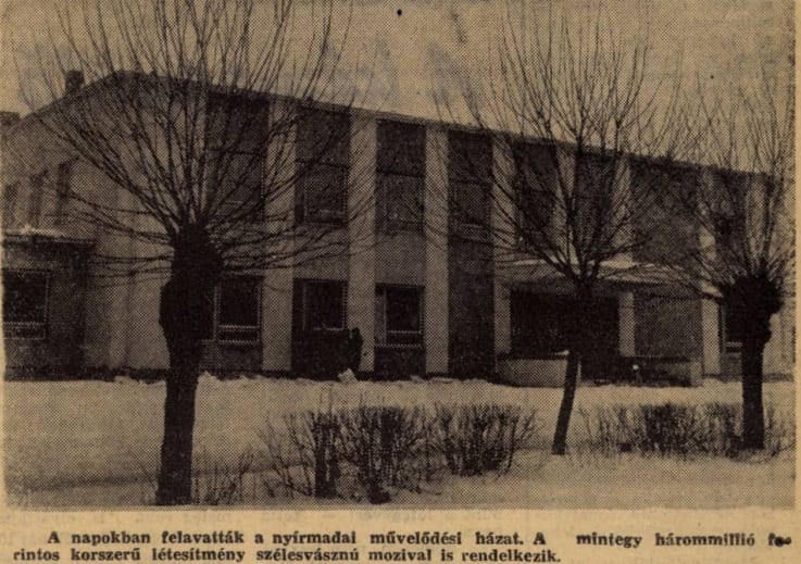 Művelődési ház születik Nyírmadán · Nyírmada